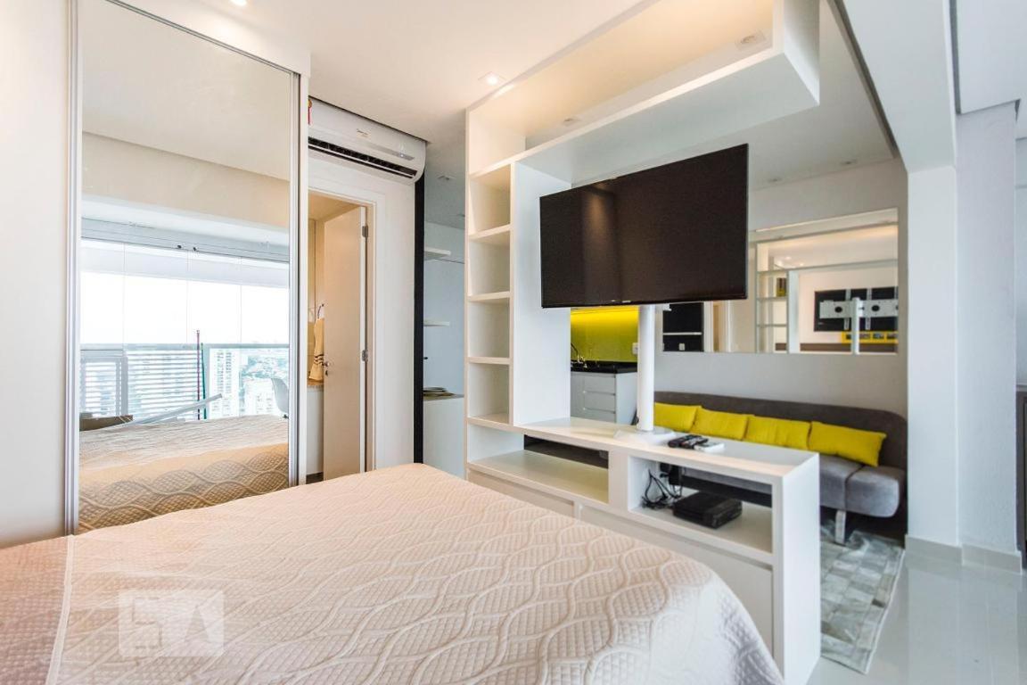 Apartamento Lindo No 26ºandar Com Garagem E Limpeza Diaria No Brooklin