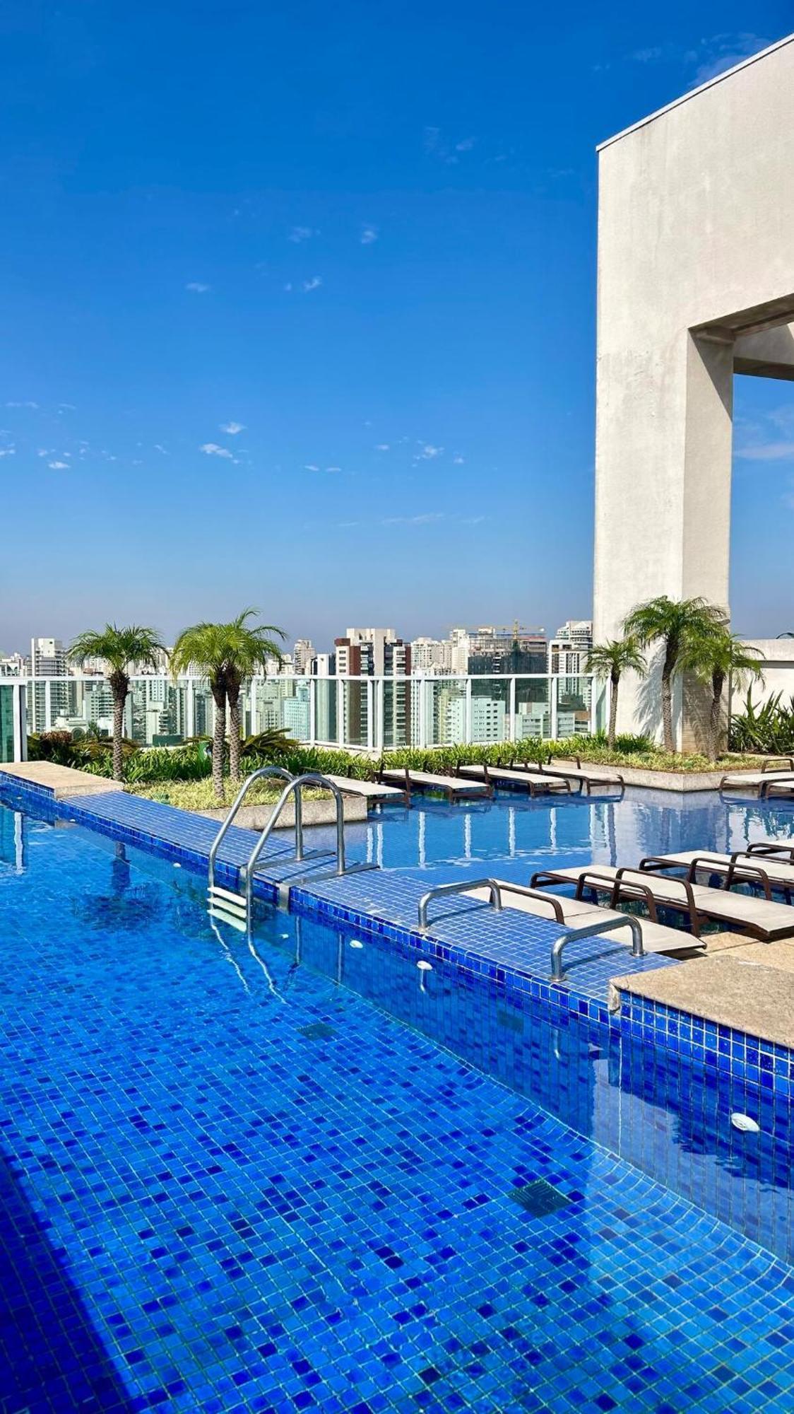 Lindo No 26ºandar Com Garagem E Limpeza Diaria No Brooklin Apartamento